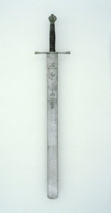Espada de verdugo inglesa